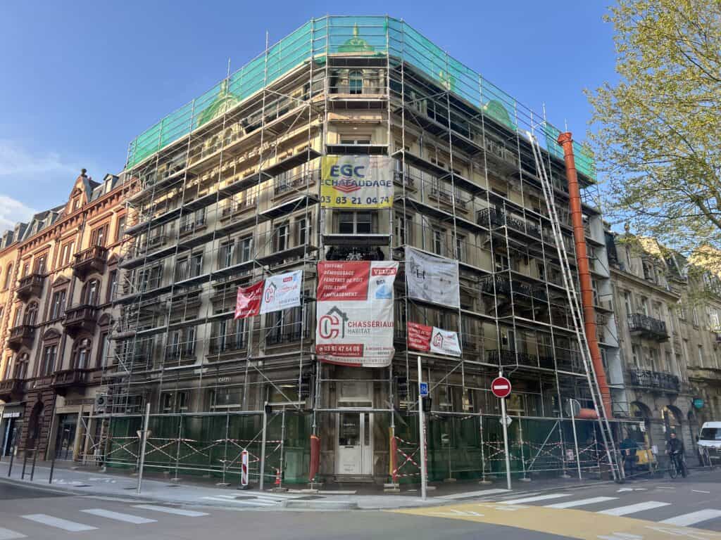 Rénovation de toiture sur immeuble classé Avenue Foch Metz – Moselle