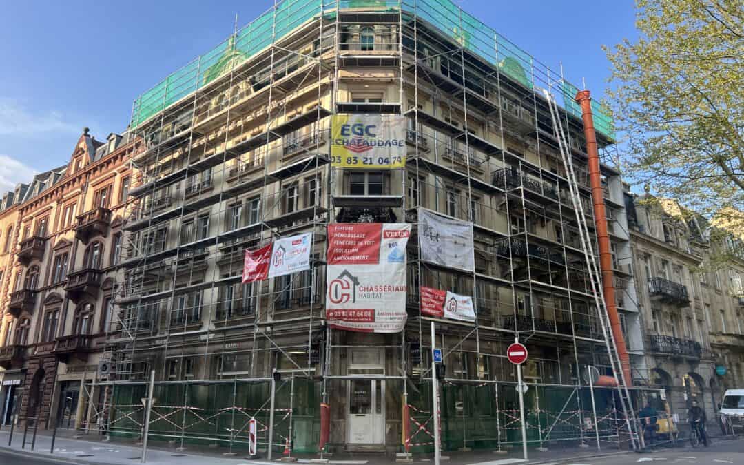 Rénovation de toiture sur immeuble classé Avenue Foch Metz – Moselle